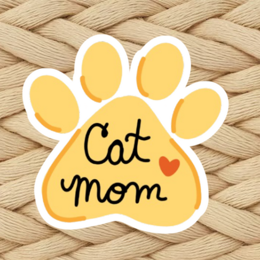 Cat Mom Sticker