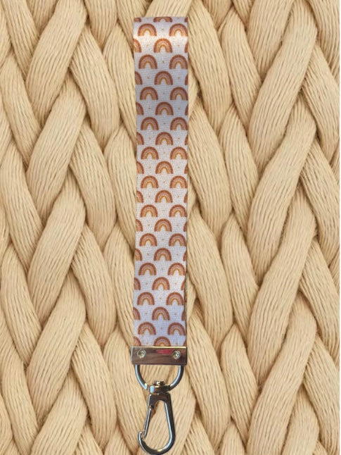 Boho Rainbow Wristlet