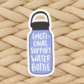 Emotional Support Water Bottle Sticker