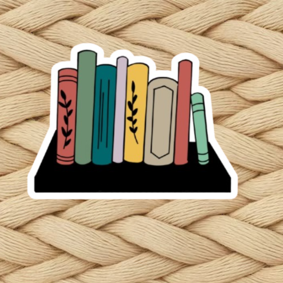 Bookshelf Sticker