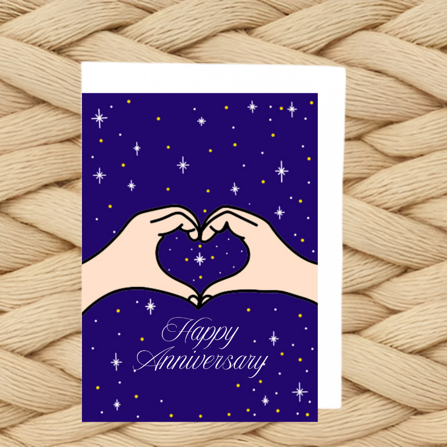 Starlit Anniversary Card
