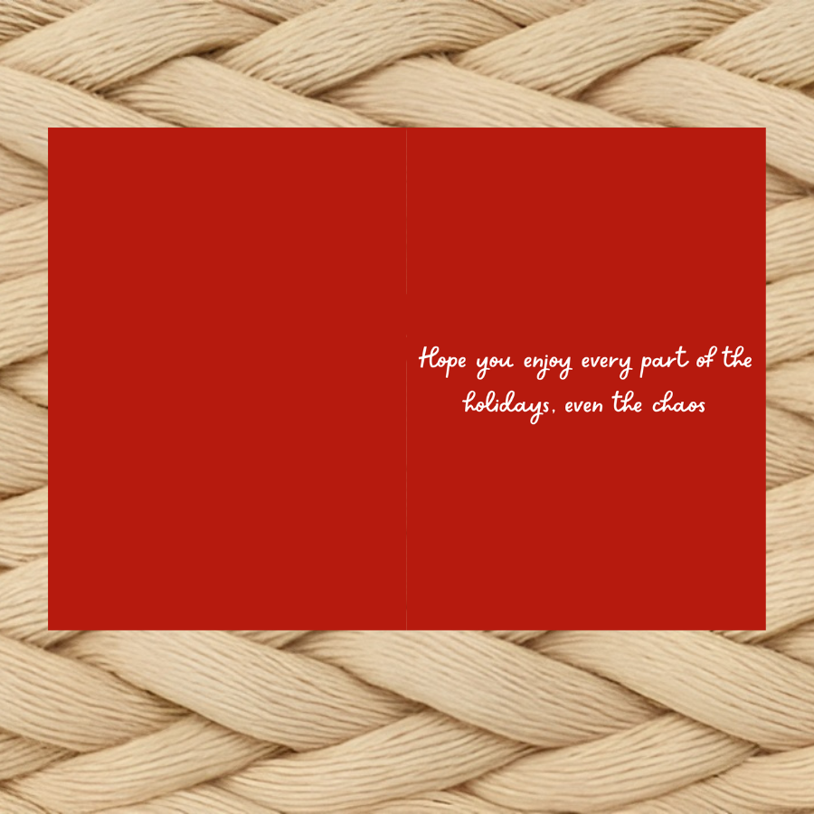 Cat Holiday Card