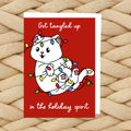 Cat Holiday Card