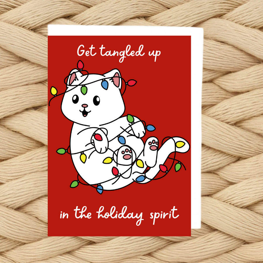 Cat Holiday Card