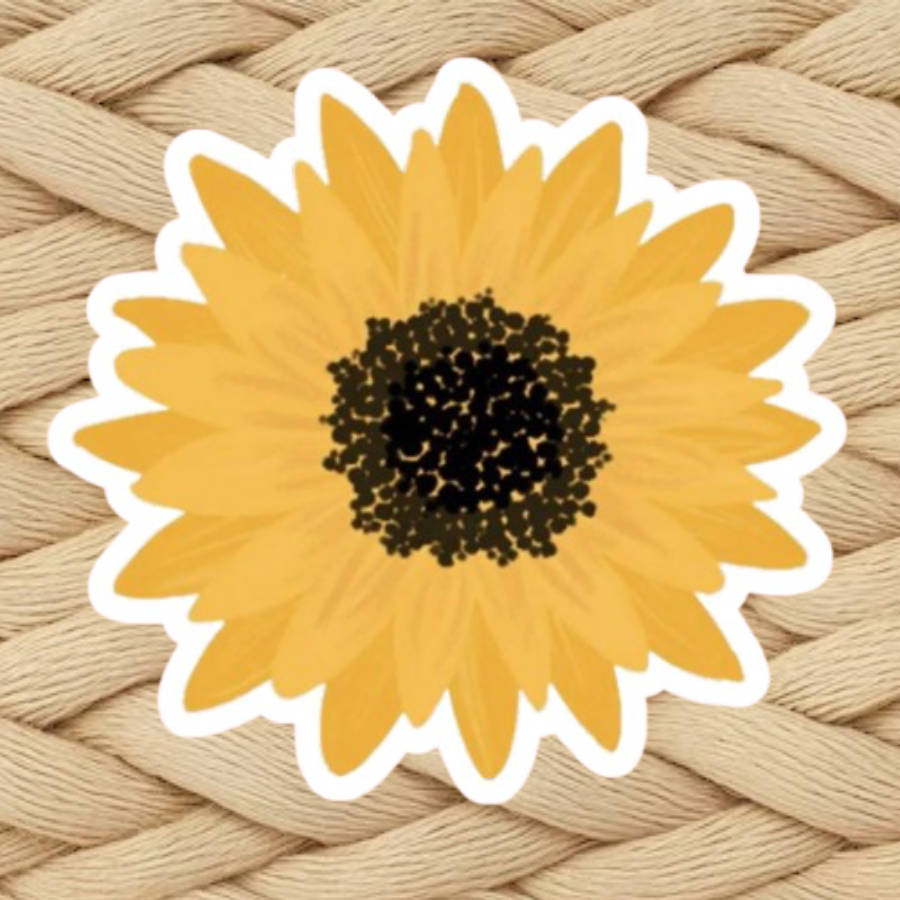 Sunflower Sticker