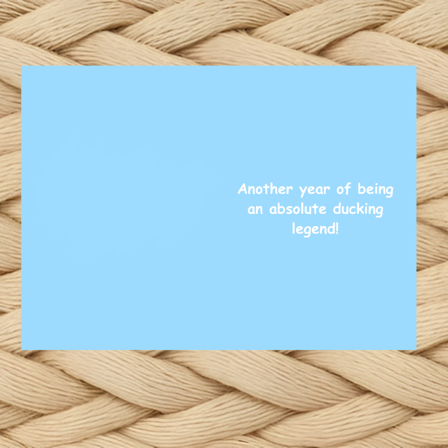 Oh Duck Birthday Card