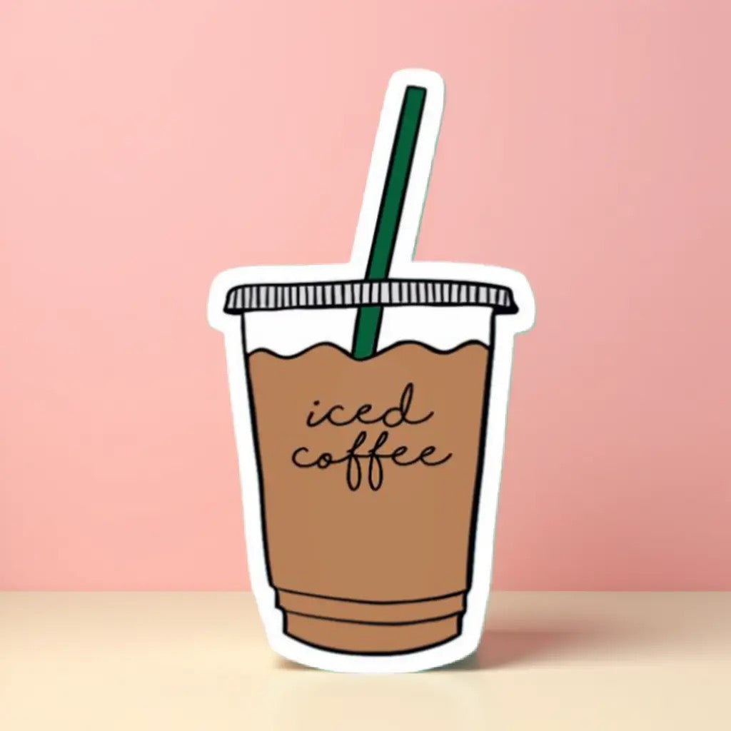 Iced Coffee Sticker