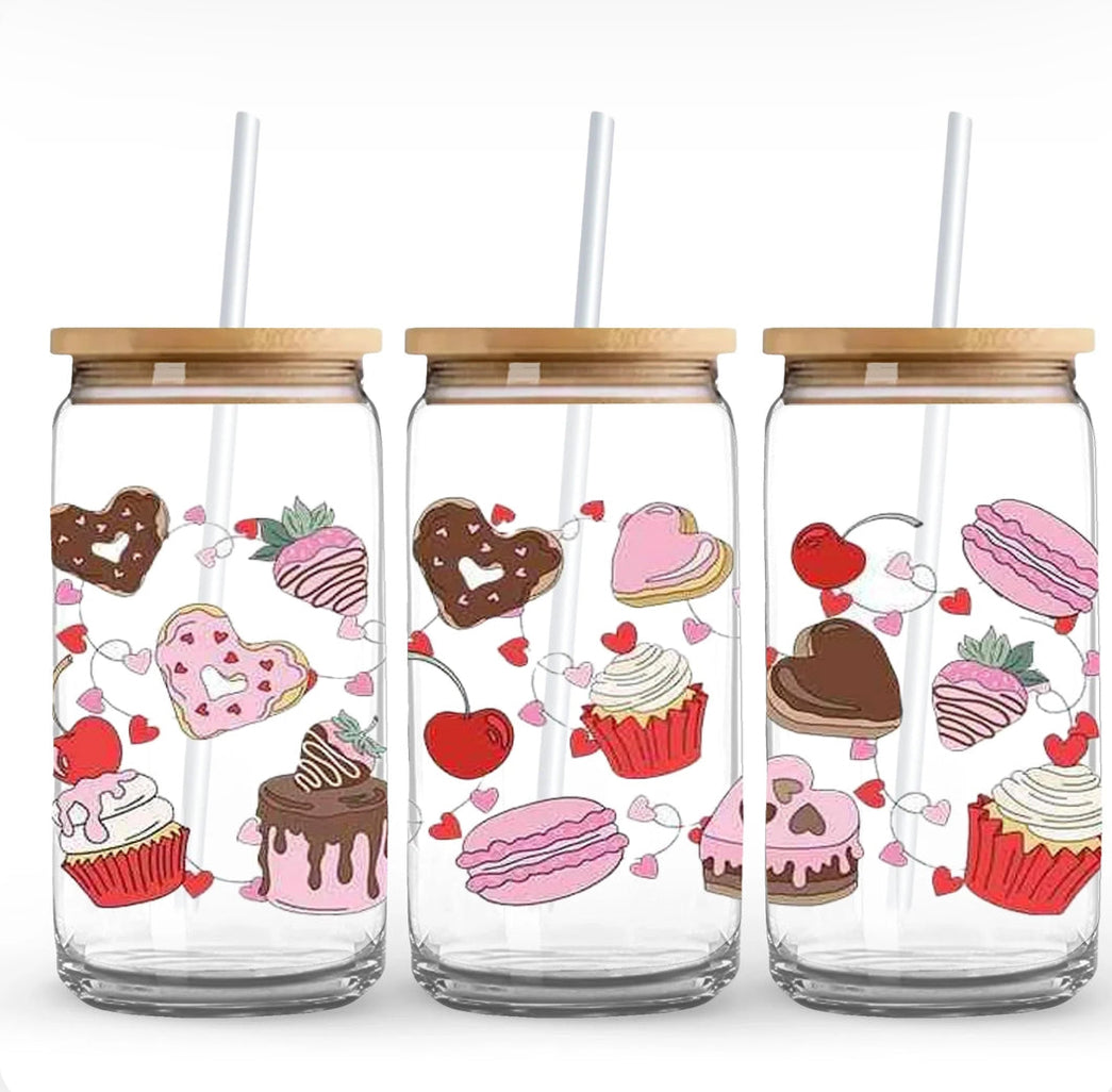 Sweet Treats Glass Cup