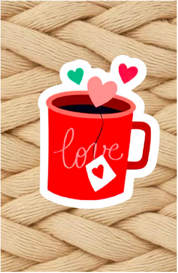 Valentines Mug Sticker