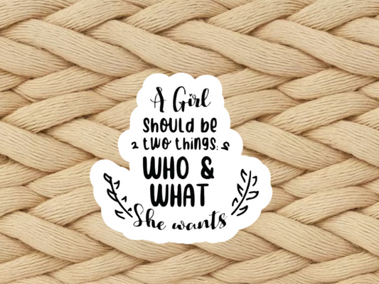 Coco Chanel Quote Sticker